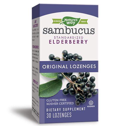 Sambucus Original Lozenges  Berry Flavored Lozenges  30 Count