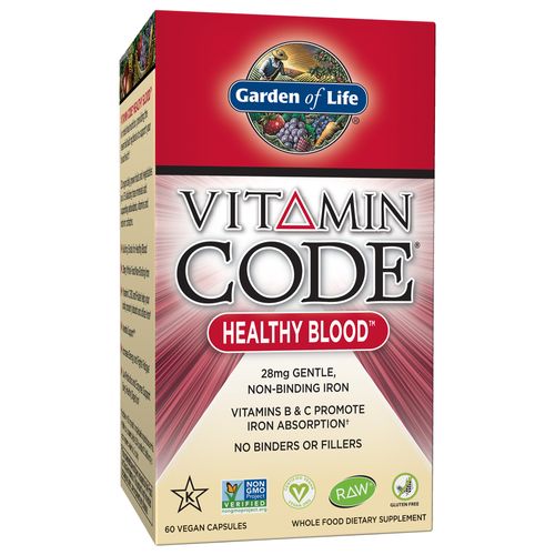 Garden of Life Vitamin Code Healthy Blood  60 Capsules