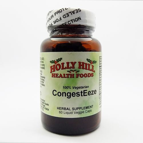 Holly Hill Health Foods  Congesteeze  60 Liquid Vegetarian Capsules