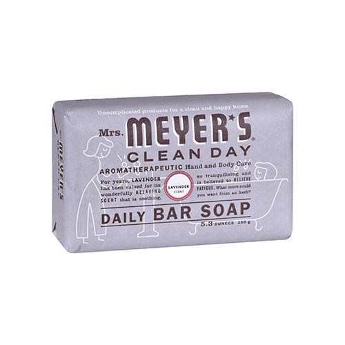 Mrs. Meyer s Bar Soap  Lavender  5.3 Oz