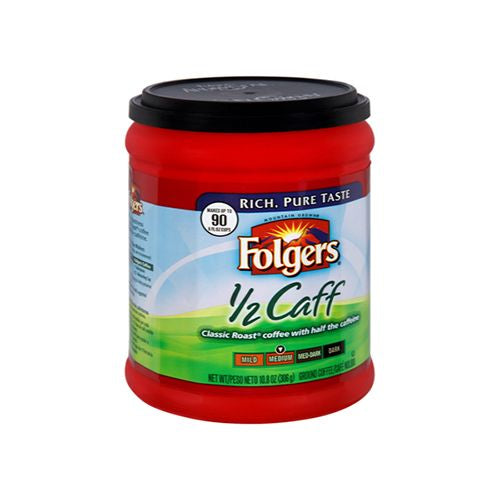 Folgers 1/2 Caff Coffee