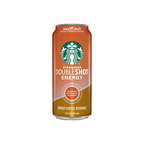 Starbucks Double Shot Energy Hazlenut Energy Coffee Beverage 15 Fluid Ounce Can