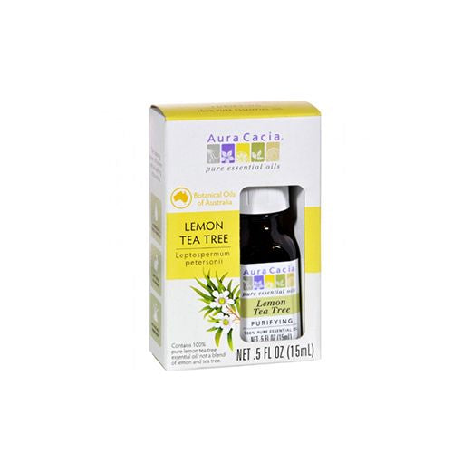 Aura Cacia Essential Oil - Pure - Lemon Tea Tree - .5 fl oz