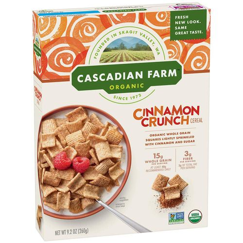 Cascadian Farm Organic Cinnamon Crunch Cereal