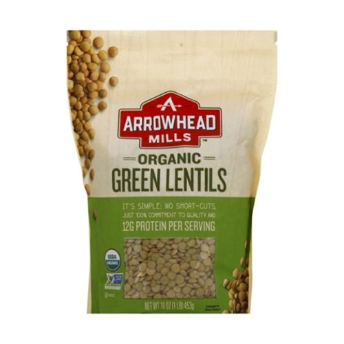 ARROWHEAD MILLS, ORGANIC GREEN LENTILS