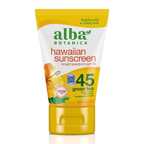 AL0082706 Alba Botanica HW Sunscreen Green Tea SPF45 / LOTION