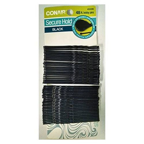Conair Styling Essentials Black XL Bobby Pins  48 Ct