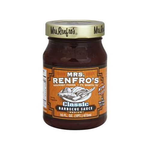 MRS. RENFRO'S, CLASSIC BARBECUE SAUCE, MEDIUM