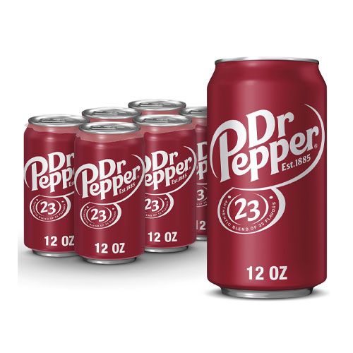 Dr Pepper Soda, 12 Fl. Oz., 6 Count