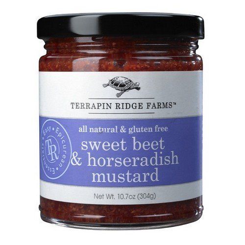Terrapin Ridge Farms Mustard, Sweet Beet and Horseradish, 10.7 Ounce