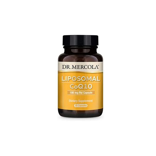 Dr. Mercola  Liposomal Ubiquinol CoQ10 Dietary Supplement  30 Servings (30 Capsules)