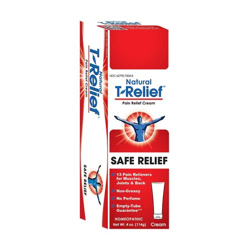 MediNatura T-Relief Natural Pain Relief Arnica +12  Homeopathic  4 oz Cream