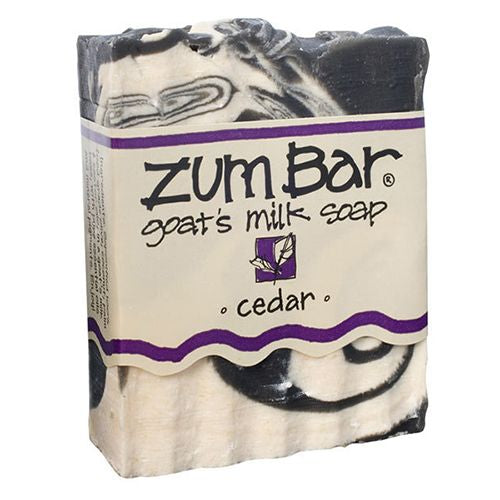 Zum Bar Goat s Milk Soap - Cedar - 3 oz (3 Pack)