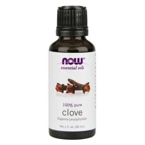 NOW Essential Oils  Clove Oil  Balancing Aromatherapy Scent  Steam Distilled  100% Pure  Vegan  Child Resistant Cap  1-Ounce