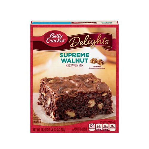 Betty Crocker Delights Supreme Walnut Brownie Mix