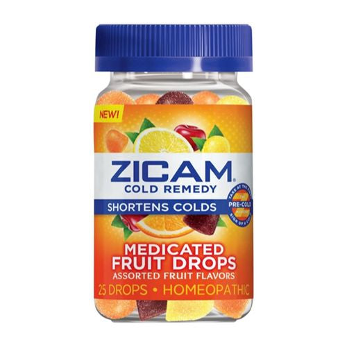 Zicam Cold Remedy Medicated Fruit Drops / BAR, CHEWABLE