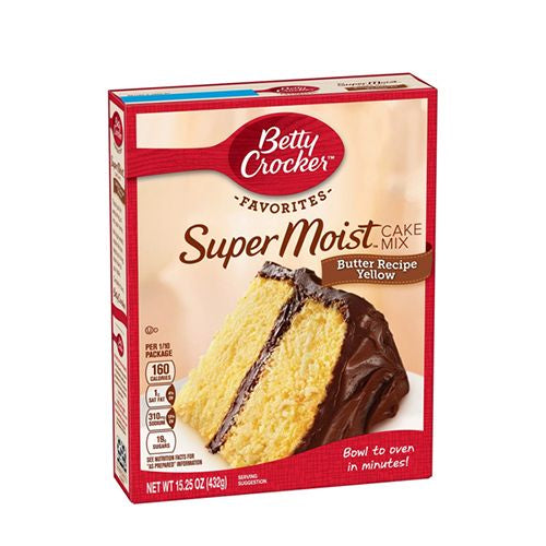 Betty Crocker Super Moist Butter Recipe Yellow Cake Mix