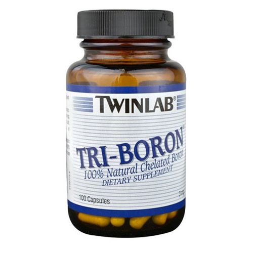 Twinlab Tri-Boron 3 mg Dietary Supplement Capsules