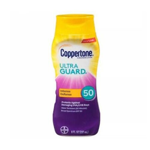 Coppertone Ultra Guard Sunscreen Lotion SPF 50  8 fl oz