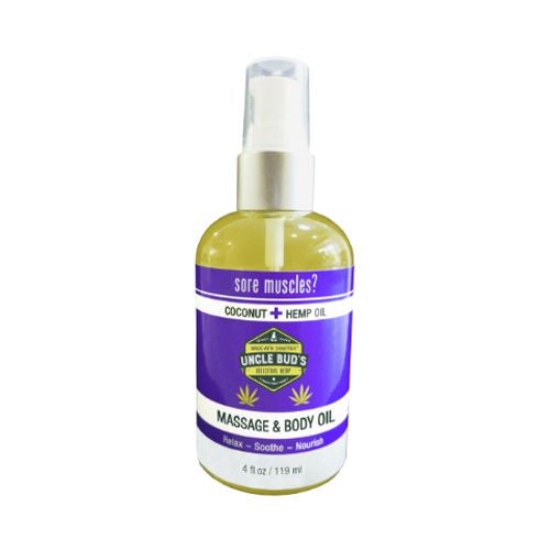 Uncle Bud's Massage & Body Oil Cocon