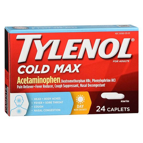 Tylenol Cold Max Acetaminophen Day -