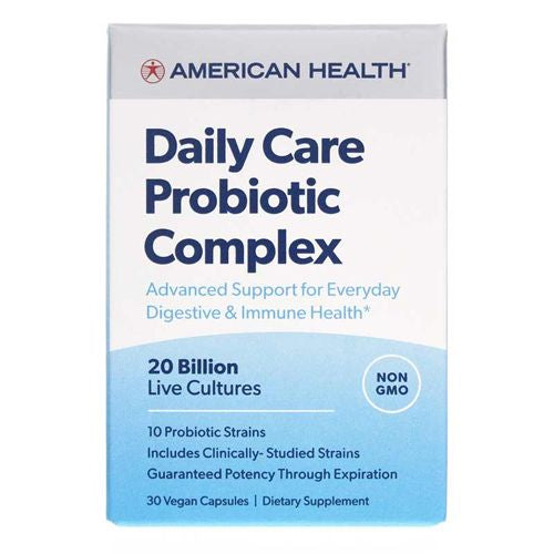 American Health Daily Care Probiotic Complex 20 Billion Cfu 60 Vegan Caps