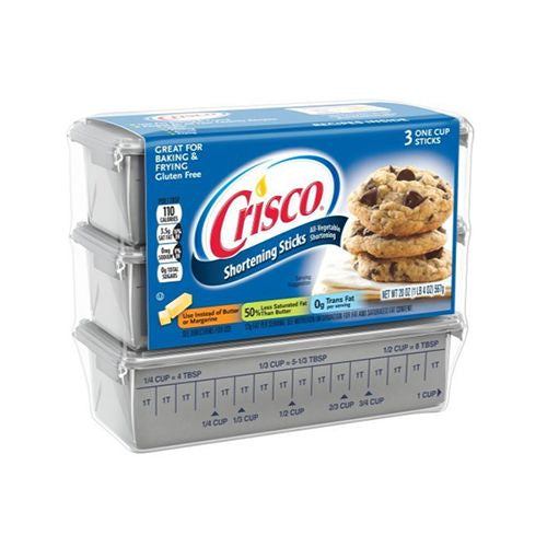 Crisco All-Vegetable Shortening Baking Sticks - 3ct/20oz