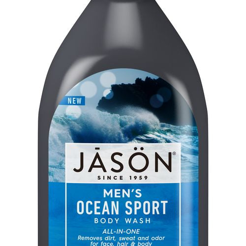 JASON Men s Ocean Sport All-In-One Body Wash  30 Ounce Bottle