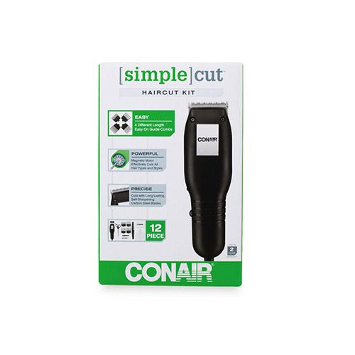 Conair Simple Cut 12-Piece Haircut Kit HC108RGB