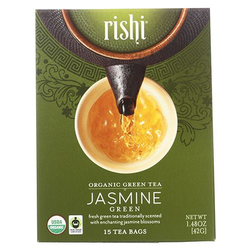 Rishi Organic Jasmine Green Tea - 15ct