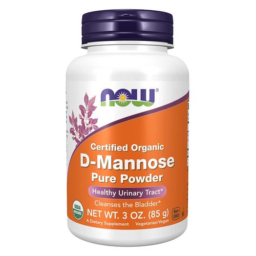 NOW Supplements  D-Mannose Powder  Non-GMO Project Verified  Healthy Urinary Tract*  3-Ounce