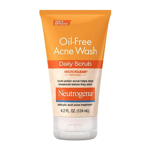 Neutrogena Oil-Free Acne Face Scrub with 2% Salicylic Acid  4.2 fl. oz