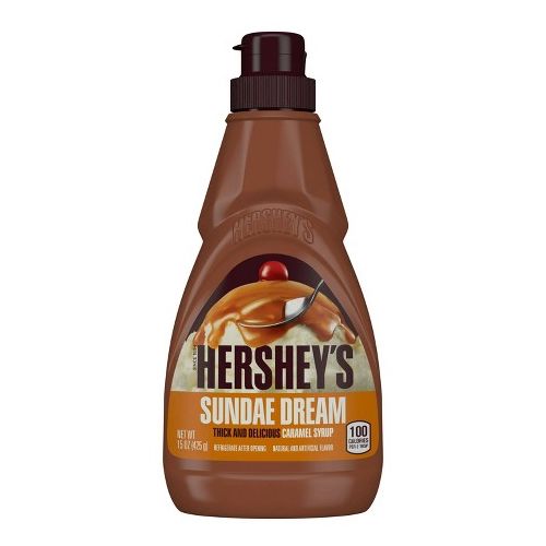 Hershey's Sundae Dream Thick and Delicious Caramel Syrup, 15 Oz.