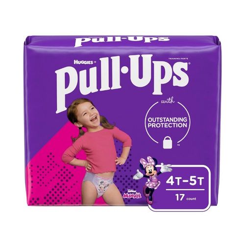 Pull-Ups Girls  Potty Training Pants  4T-5T (38-50 lbs)  17 Count