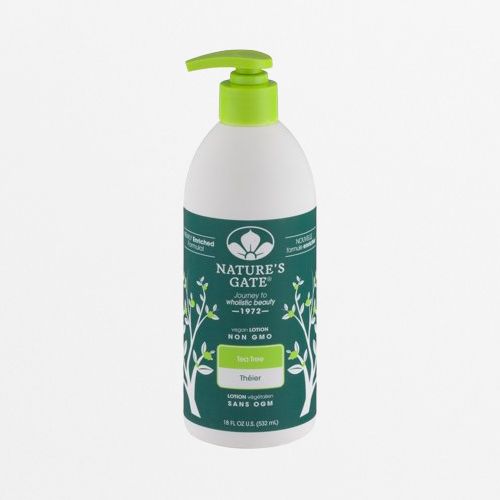 Nature's Gate Tea Tree Moisturizing Lotion For Irritated Distressed Skin, 18 Oz