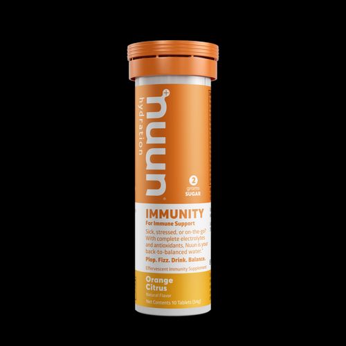 Nuun Immunity  Immune Support Electrolyte Drink Enhancer Orange Citrus Tablets  10 Count Tube