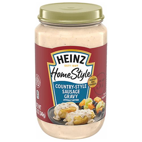 Heinz HomeStyle Country-Style Sausage Gravy, 12 oz Jar