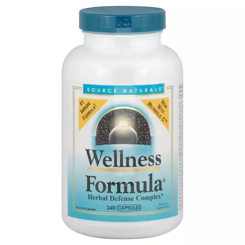 Wellness Formula  Advanced Daily Immune Support  240 Capsules  Source Naturals