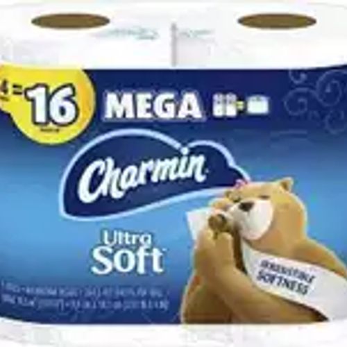 Charmin Ultra Soft Toilet Paper  4 Mega Rolls