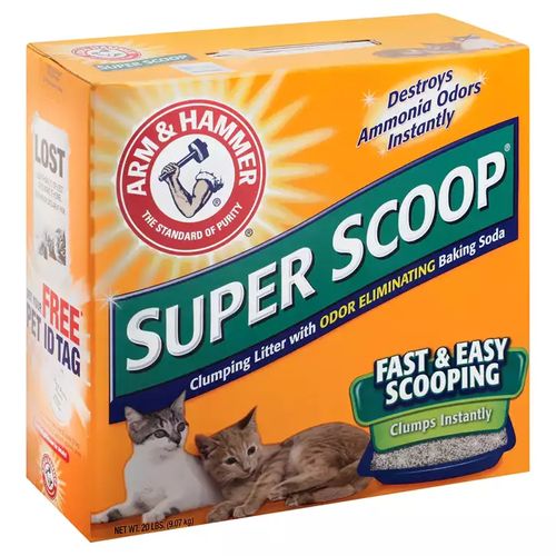 Arm Hammer Super Scoop Clumping Litter Fresh Scent  20lb