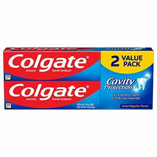 Colgate Cavity Protection Toothpaste with Fluoride - 6.0 Ounce (Twin Pack)
