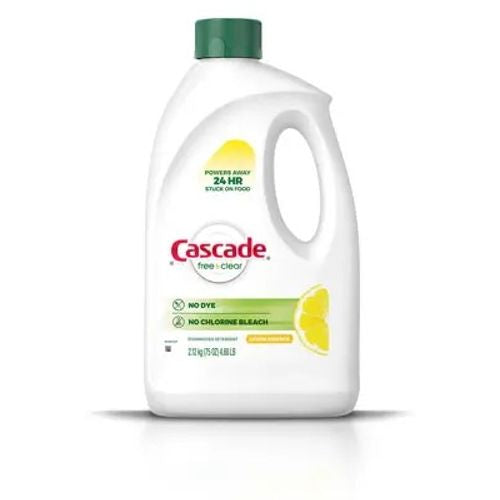 Cascade Free & Clear Gel Lemon Essence Disinfectant- 7.8oz
