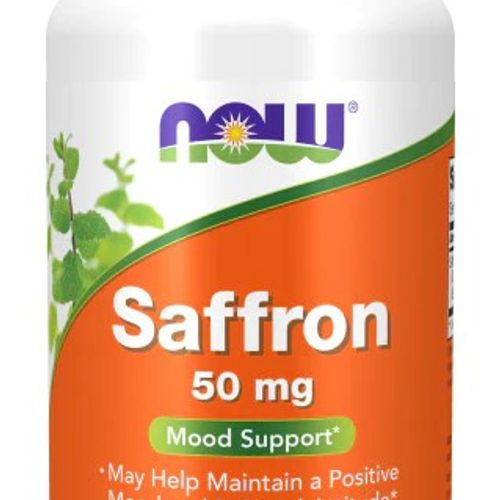 NOW Foods - Saffron Mood Support 50 mg. - 60 Vegetable Capsule(s)