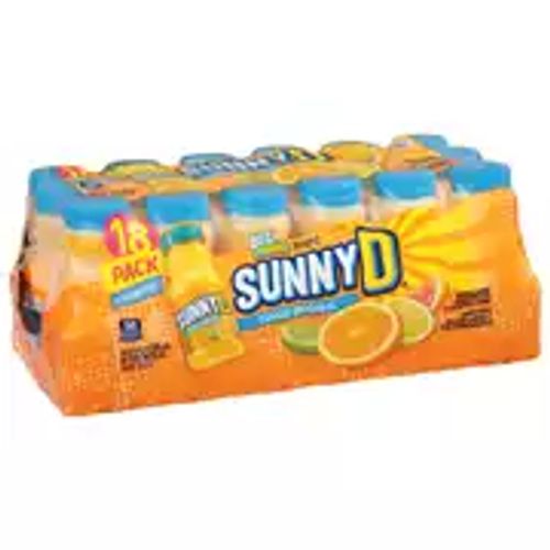 Sunny D Tangy Original Orange Flavored Citrus Punch, 6.75 Fl. Oz., 18 Count