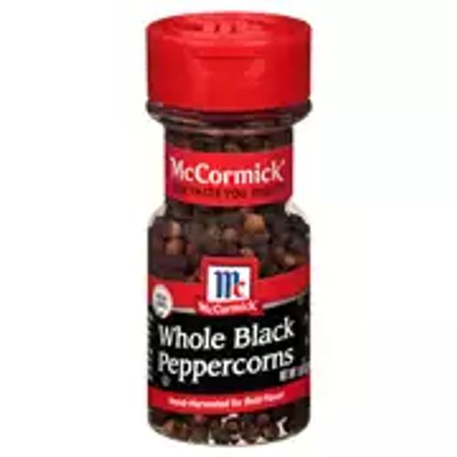 McCormick Whole Black Pepper, 1.87 oz