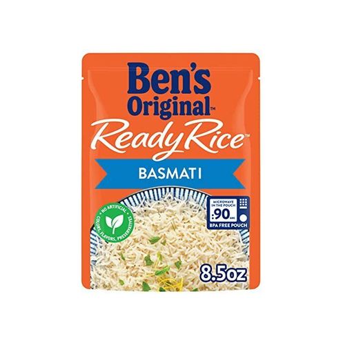 BEN S ORIGINAL Ready Rice Basmati Rice  Easy Side Dish  8.5 OZ Pouch