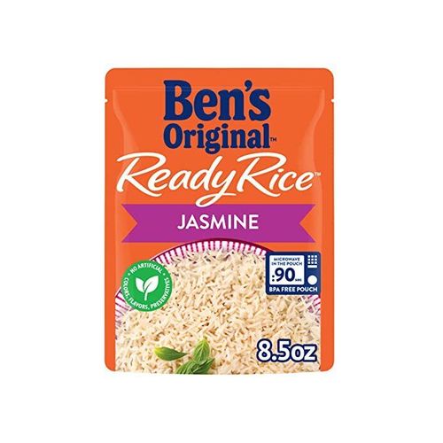 BEN S ORIGINAL Ready Rice Jasmine Rice  Easy Dinner Side  8.5 OZ Pouch