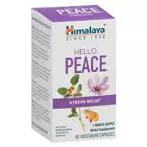 Himalaya Hello Peace for Stress & Anxiety Relief  304 mg  60 Count  1 Month Supply
