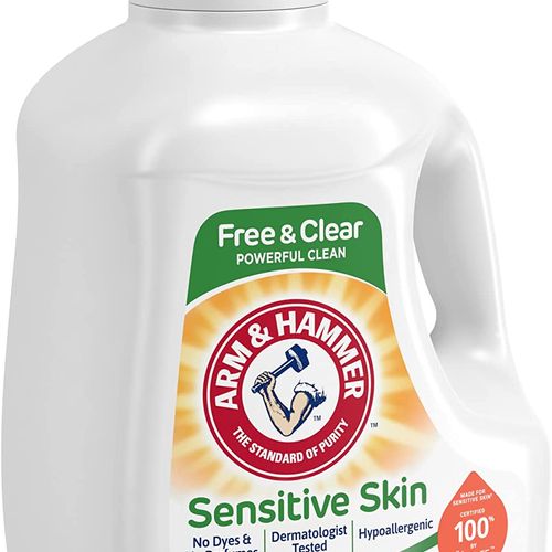 Arm & Hammer Sensitive Skin Free & Clear  107 Loads Liquid Laundry Detergent  144.5 Fl oz