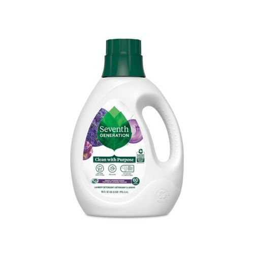 Seventh Generation Liquid Laundry Detergent Biodegradable Lavender  90 oz  1 Count